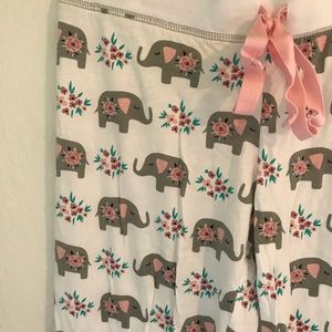 Elephant Print Pajama Bottoms